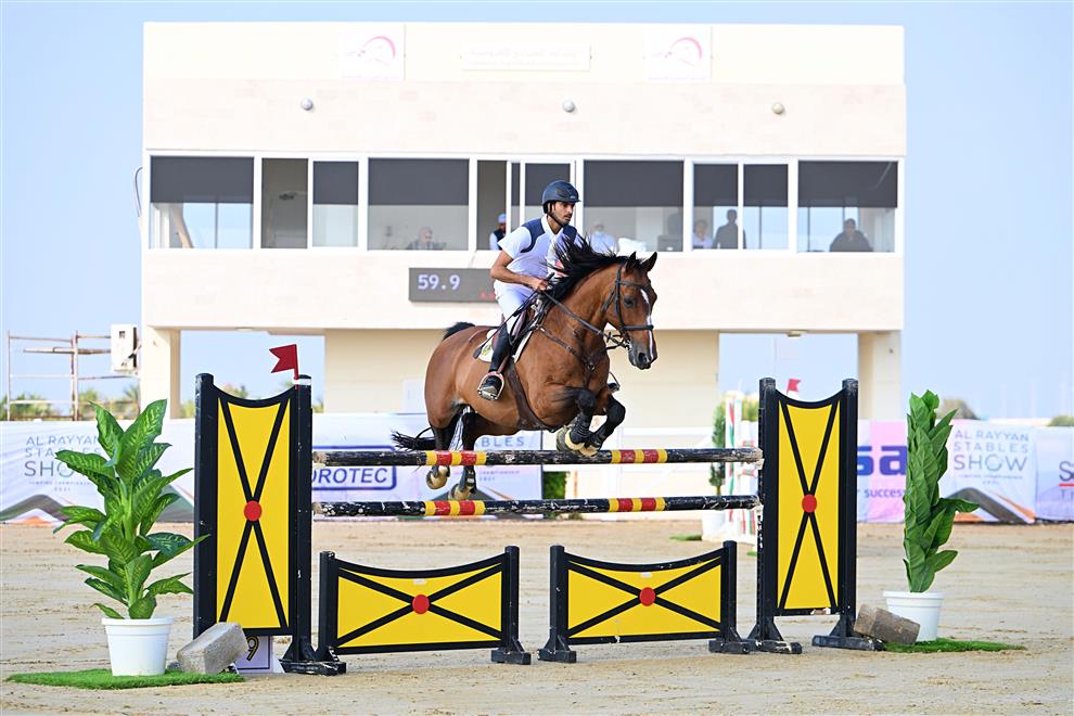 ختام مسابقة اسطبلات الريان لقفز الحواجز بالرحبة