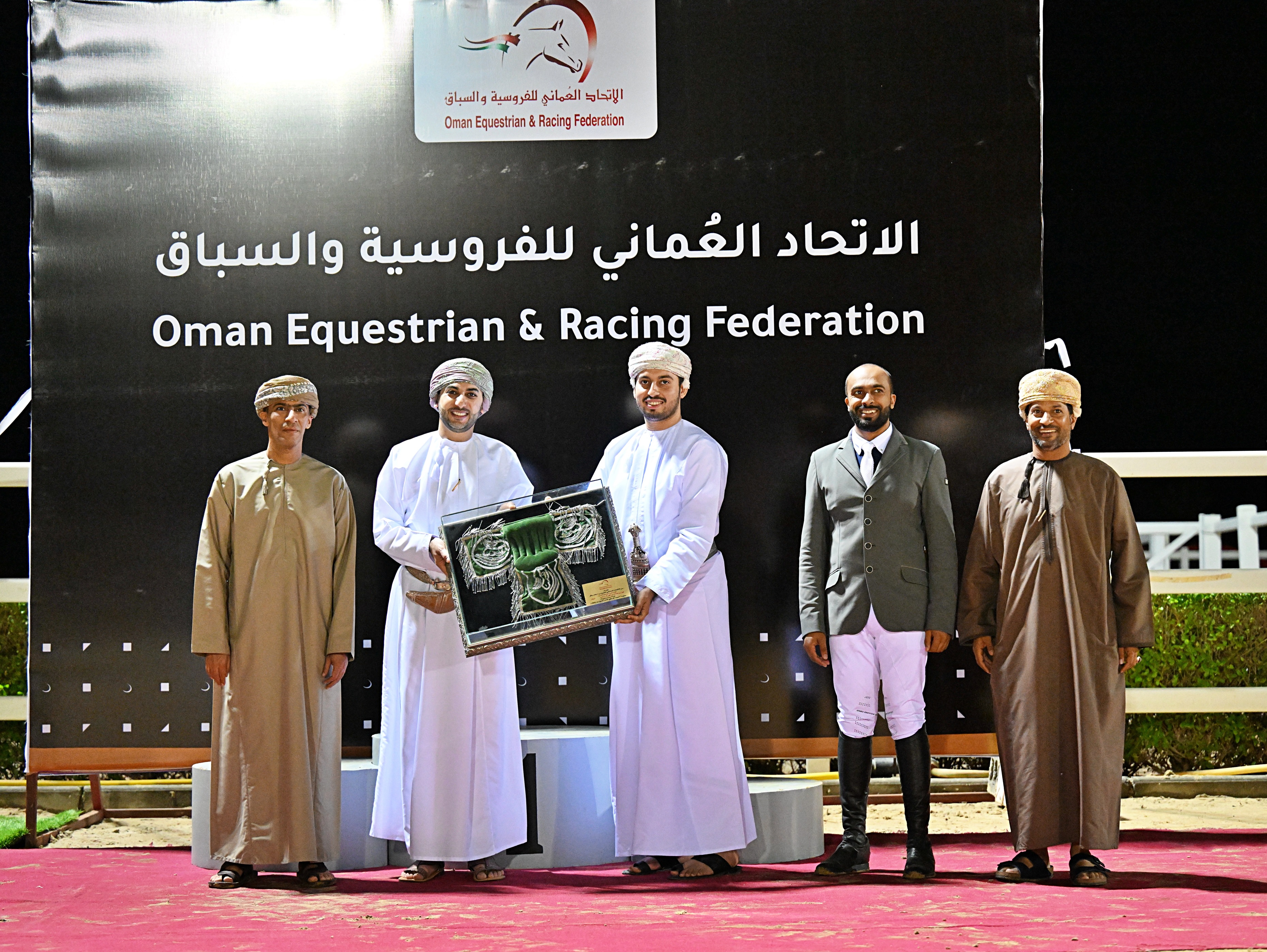 خالد الصبحي يخطف لقب بطولة كأس العيد الوطني قفز الحواجز