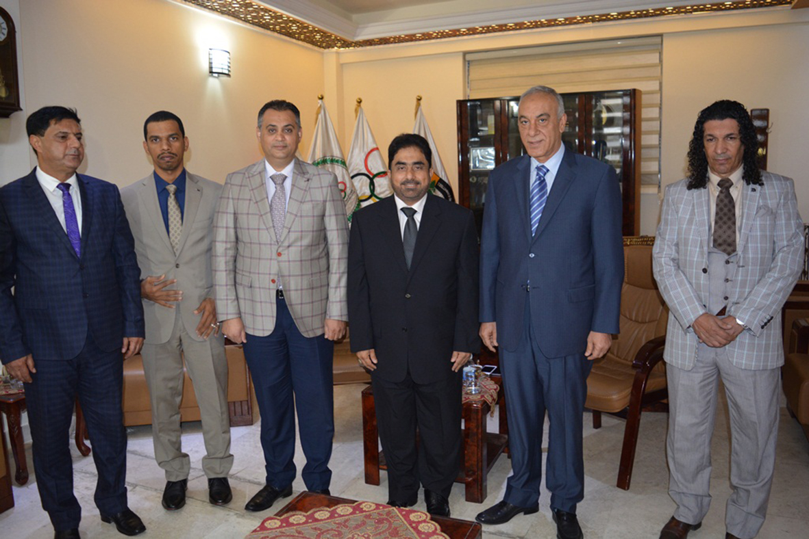 رئيس الاتحاد الدولي لالتقاط الأوتاد يزور العراق