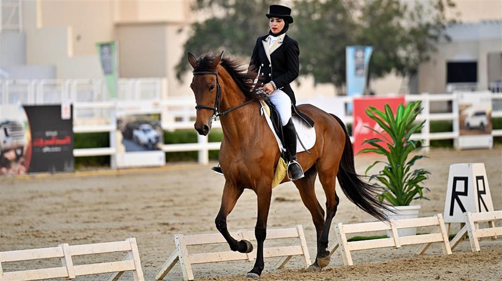 ختام ثالث مسابقات أدب الخيل بالرحبة